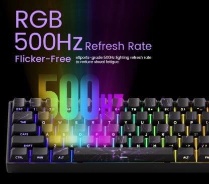 Akko MonsGeek FUN60 Mechanical Keyboard Magnetic Switch 60% Gaming Keyboards Rapid Trigger 0.01mm 8K ARGB HE/TMR Custom Keyboard - Image 13