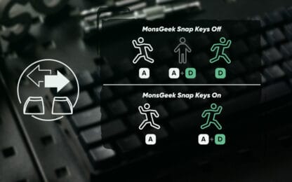 Akko MonsGeek FUN60 Mechanical Keyboard Magnetic Switch 60% Gaming Keyboards Rapid Trigger 0.01mm 8K ARGB HE/TMR Custom Keyboard - Image 20