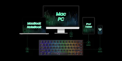 Akko MonsGeek FUN60 Mechanical Keyboard Magnetic Switch 60% Gaming Keyboards Rapid Trigger 0.01mm 8K ARGB HE/TMR Custom Keyboard - Image 31