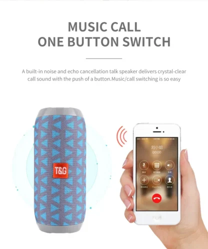 TG117 Bluetooth Speakers Portable Wireless Sound Box Outdoor Waterproof Stereo Surround Supports TF Radio altavoz bluetooth - Image 20