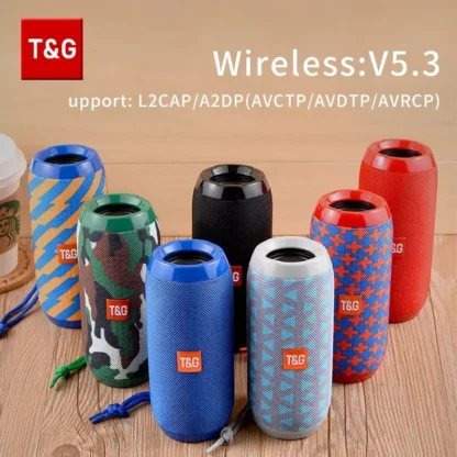 TG117 Bluetooth Speakers Portable Wireless Sound Box Outdoor Waterproof Stereo Surround Supports TF Radio altavoz bluetooth - Image 6