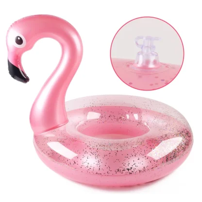 Flamingo Pool Float - Fun Beach Floaties, Inflatable Swimming Pool Tubes Party Toys Summer Pool Raft Lounger for Adults & Kids - Image 5
