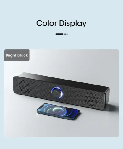 Computer Speakers PC Sound Box USB Powered Soundbar Wired and Wireless Bluetooth Speaker For Pc Gaming Surround Audio System - Image 12