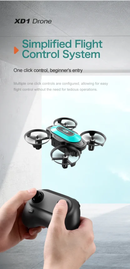 New XD2 Mini Drone 4ch 6-Axis Headless Mode Helicopter 360° Flip Remote Control Aircraft Rc Quadcopter Toy Mini Drone For Kids - Image 16
