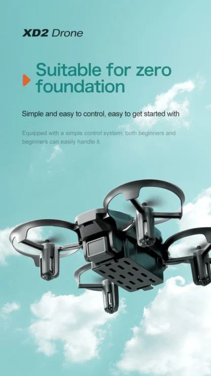 New XD2 Mini Drone 4ch 6-Axis Headless Mode Helicopter 360° Flip Remote Control Aircraft Rc Quadcopter Toy Mini Drone For Kids - Image 13