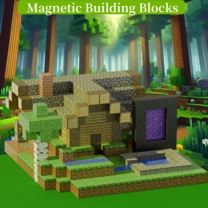 Creative Magnetic Building Block Bricks My Famous Scene World Architectural Set DIY Model