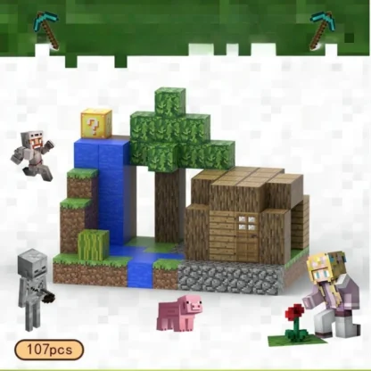 Creative Magnetic Building Block Bricks My Famous Scene World Architectural Set DIY Model - Image 6