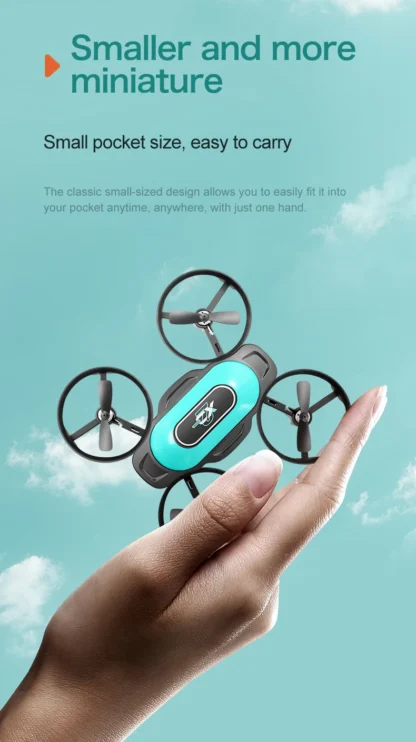 New XD2 Mini Drone 4ch 6-Axis Headless Mode Helicopter 360° Flip Remote Control Aircraft Rc Quadcopter Toy Mini Drone For Kids - Image 14