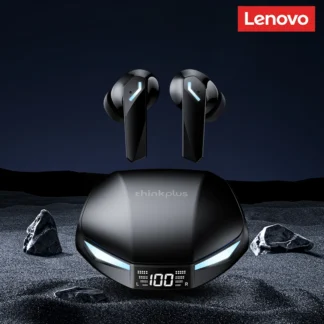 Lenovo GM2 Pro Max Wireless Gaming Earbuds – Bluetooth 5.4, LED Display, Noise Cancelling