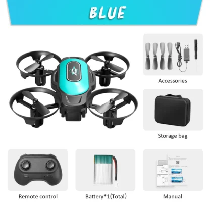 New XD2 Mini Drone 4ch 6-Axis Headless Mode Helicopter 360° Flip Remote Control Aircraft Rc Quadcopter Toy Mini Drone For Kids - Image 8