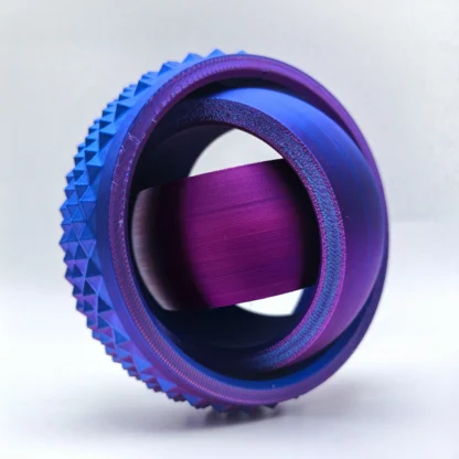 New 3D Printed Rotating Ball Toy O-Shaped Universal Fingertip Gyroscope Gravity Rotation Anxiety Relief Decompression Toy - Image 2