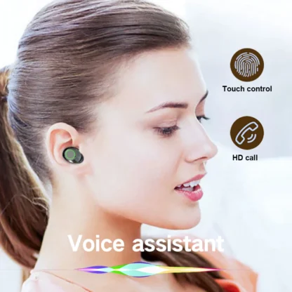 NES TWS Wireless Bluetooth Earphones Sport Stereo Headphones HiFi Music Earbuds With Built-in Microphone HD Call Gaming Headset - Image 6