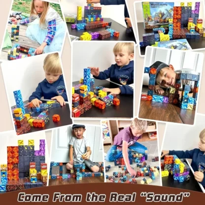 Creative Magnetic Building Block Bricks My Famous Scene World Architectural Set DIY Model - Image 8