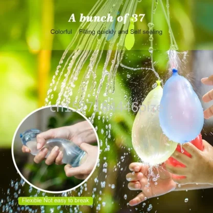 111pcs/bag Filling Water Balloons Funny Summer Outdoor Toy Balloon Bundle Water Balloons Bombs Novelty Gag Toys For Children - Image 2