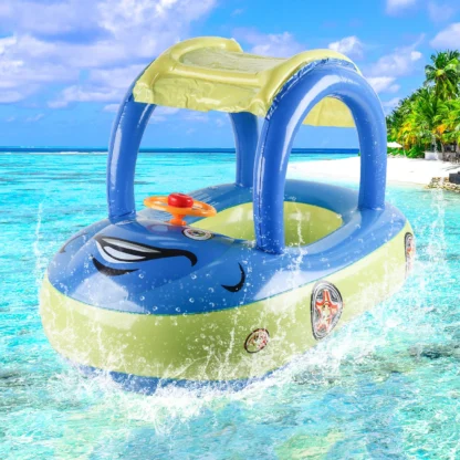 Car shape Toddler pool floats,Baby Swimming ring beach toys,Pool float for kids swim floaties，floaty for toddlers 4-6 - Image 3