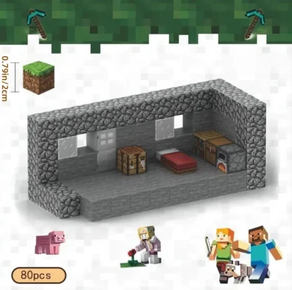 Creative Magnetic Building Block Bricks My Famous Scene World Architectural Set DIY Model - Image 4