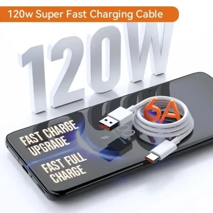 Original For Xiaomi 120W USB Type C Cable Tipo 6A 67W Turbo Fast Charging Mi 14 13 Ultra 13T Pro 12S Redmi Note 13 K70 Poco X6 - Image 2