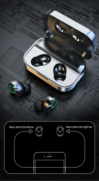 NES TWS Wireless Bluetooth Earphones Sport Stereo Headphones HiFi Music Earbuds With Built-in Microphone HD Call Gaming Headset - Image 12