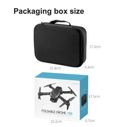 V88 Drone 8K Professional HD Aerial Dual-Camera Omnidirectional Obstacle Avoidance Drone Quadcopter 5000M Remote Controlled Toys - Image 20
