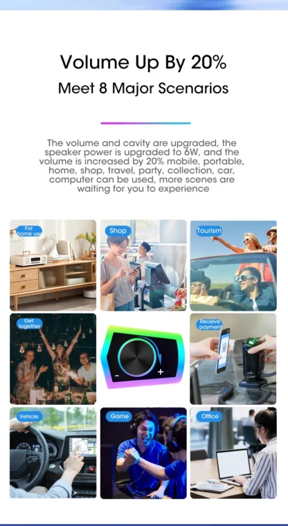 4D Computer Speakers Bluetooth 5.0 Wired Loudspeaker Surround Soundbar Speaker Stereo Subwoofer Sound bar for Laptop Notebook PC - Image 17