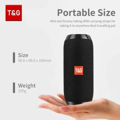 TG117 Bluetooth Speakers Portable Wireless Sound Box Outdoor Waterproof Stereo Surround Supports TF Radio altavoz bluetooth - Image 2
