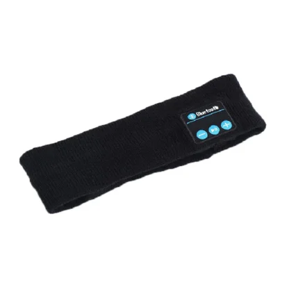 Man & Women Sleeping Headphone Bluetooth-Compatible Wireless Music Sport Headbands Soft Eye Mask Headset with Mic Yoga Hair Bands - Image 7