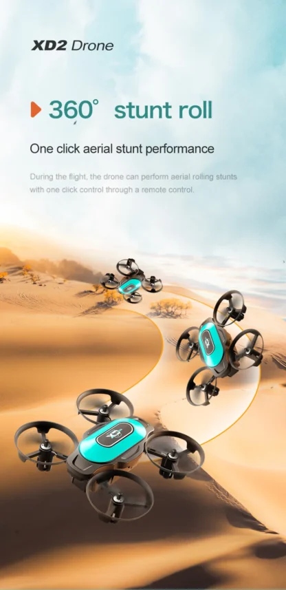 New XD2 Mini Drone 4ch 6-Axis Headless Mode Helicopter 360° Flip Remote Control Aircraft Rc Quadcopter Toy Mini Drone For Kids - Image 20