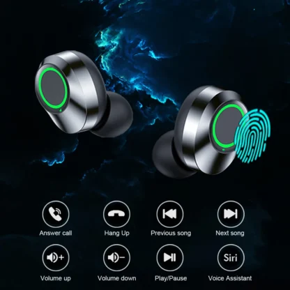 NES TWS Wireless Bluetooth Earphones Sport Stereo Headphones HiFi Music Earbuds With Built-in Microphone HD Call Gaming Headset - Image 2