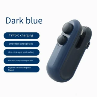 Handheld Mini Heat Sealer – USB Rechargeable Bag Clip for Food Freshness