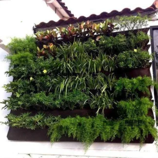 Vertical Garden Wall Planting Bag – Multi-Pocket Hanging Planter for Indoor & Outdoor Use