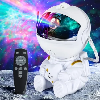 Astronaut Galaxy Projector Night Light – Star Projector for Kids Bedroom & Space Décor