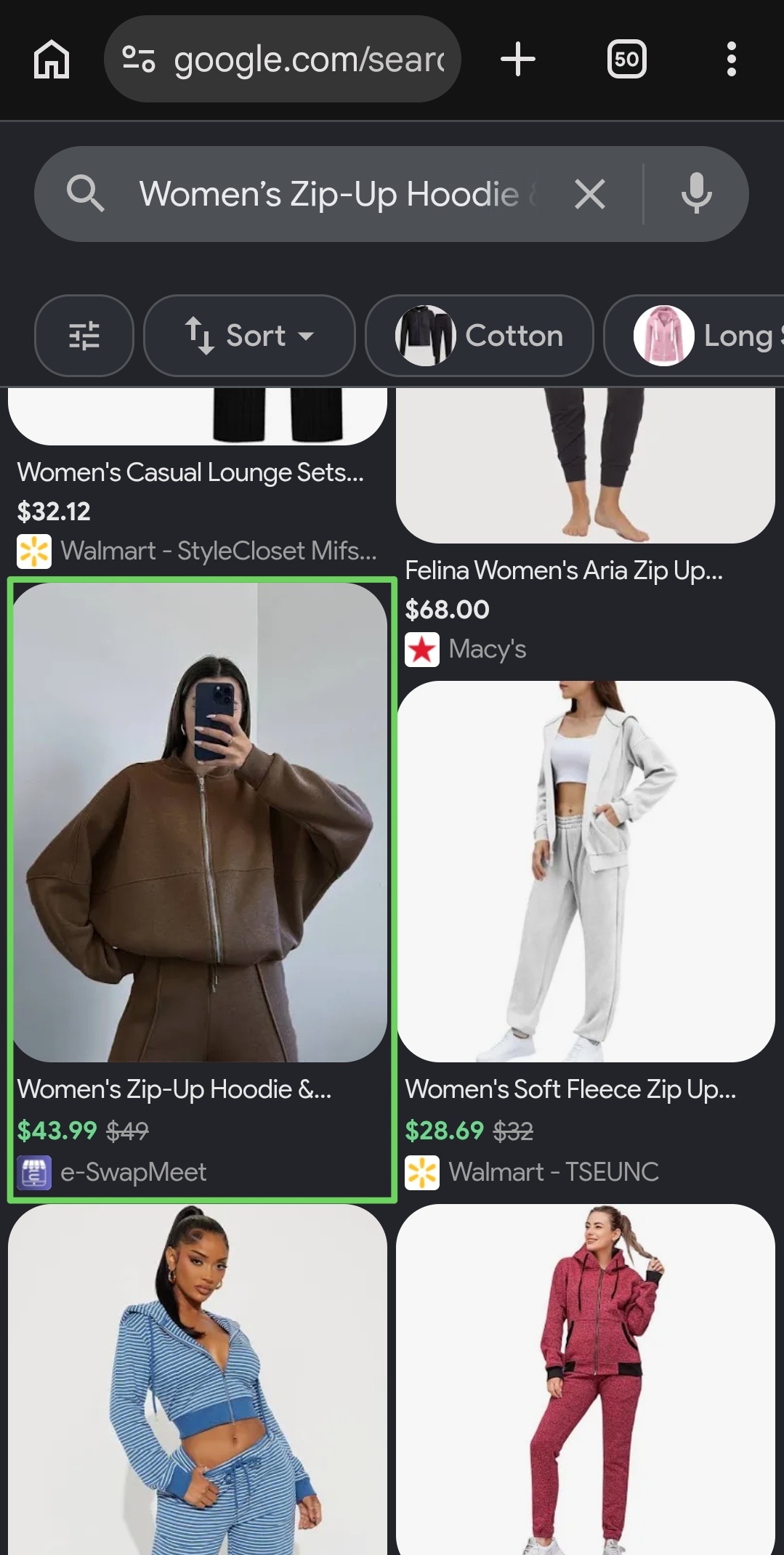 e-SwapMeet products on Google shopping network