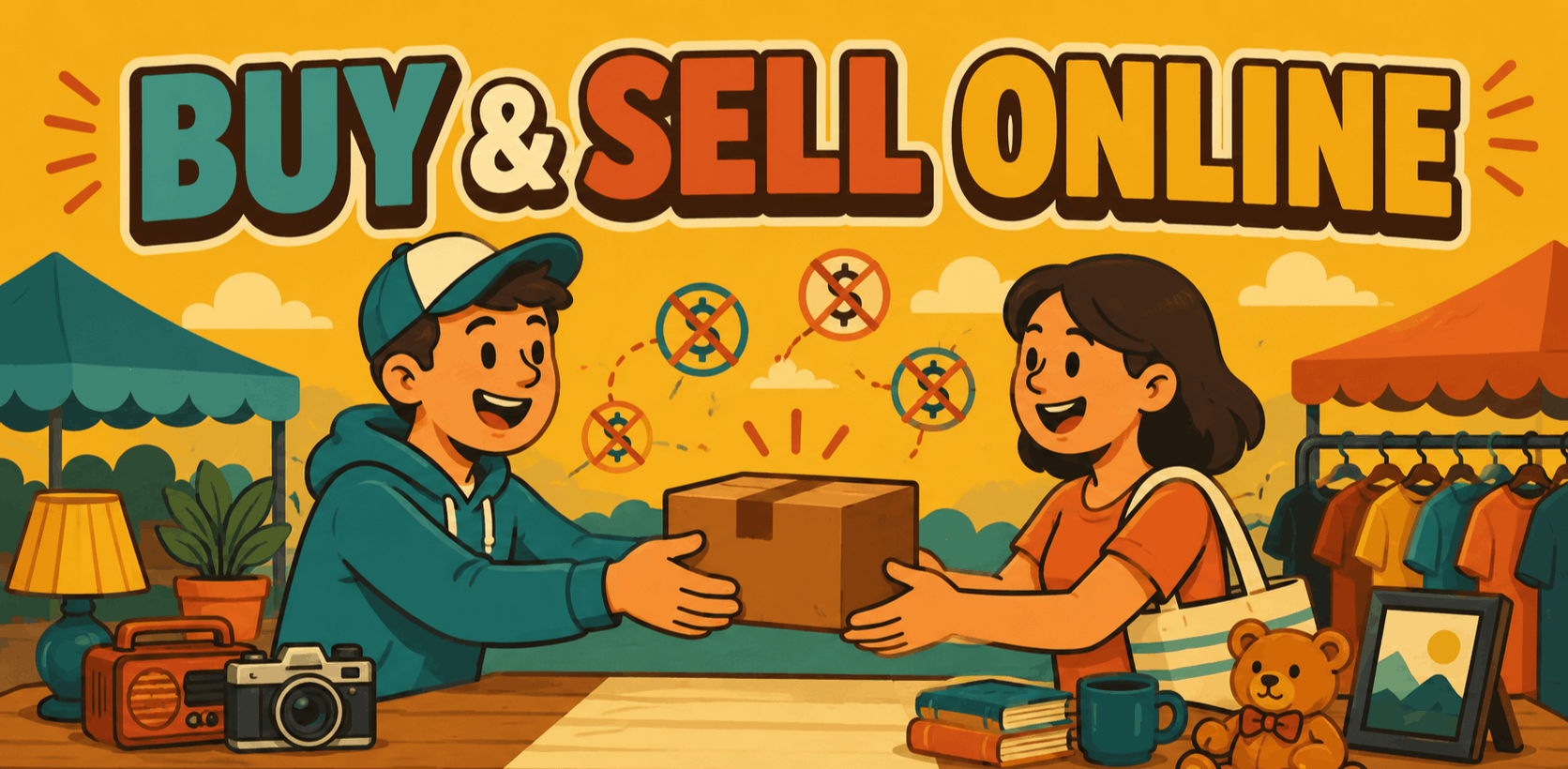 Buy and sell online on e-SwapMeet, a flat-rate marketplace alternative to eBay, Etsy, and Amazon
