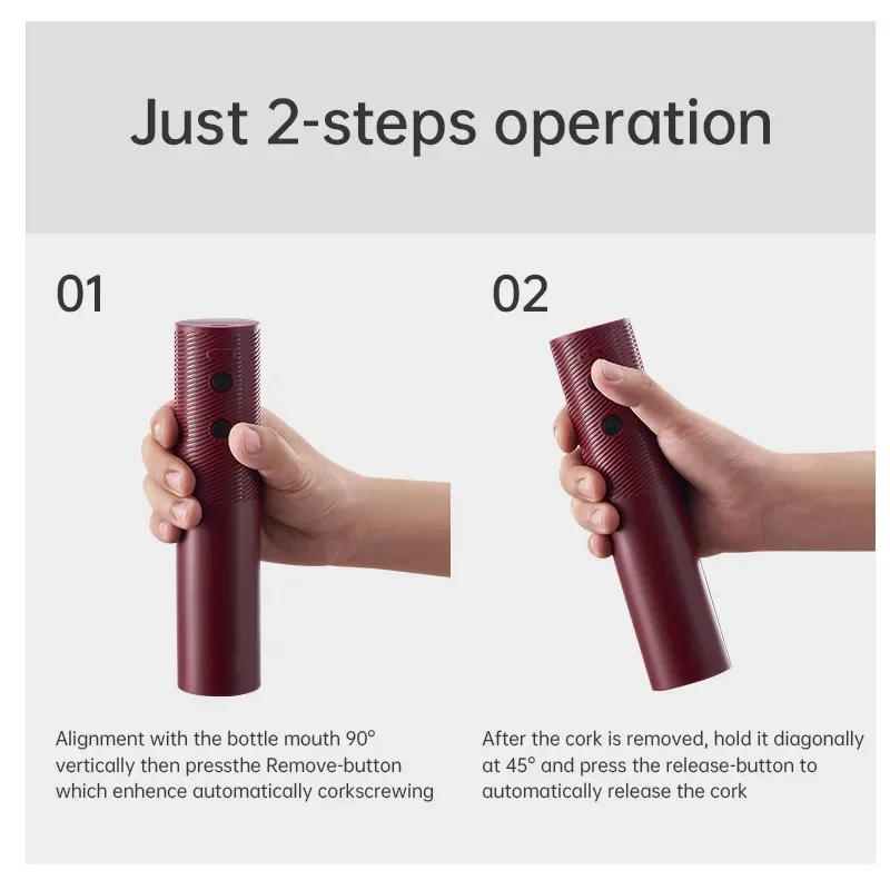 Rechargeable Electric Wine Bottle Opener, One-Touch Automatic Corkscrew - Image 5