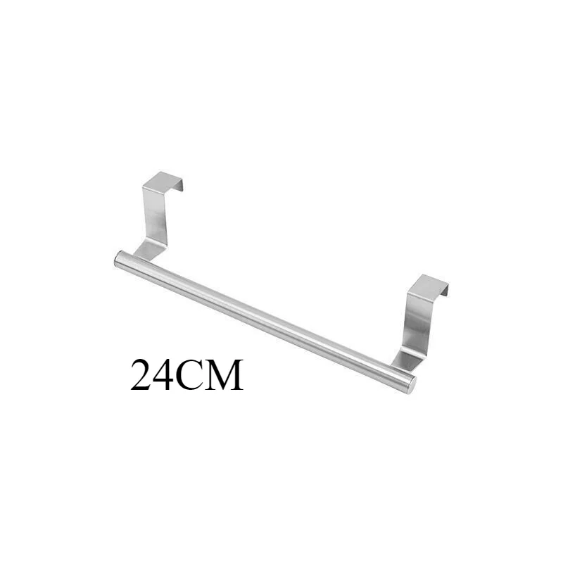 Stainless Steel Over-Cabinet Towel Rack, Over-Door Hanging Bar - Image 4