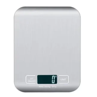 Digital Kitchen Scale, 1g Precision, Stainless Steel, LED Display