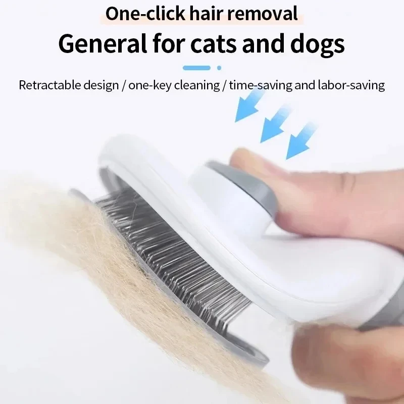 Self-Cleaning Slicker Pet Brush for Dogs and Cats - Image 2