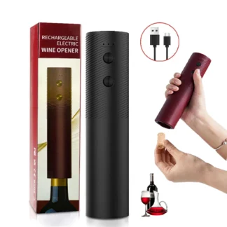 Rechargeable Electric Wine Bottle Opener, One-Touch Automatic Corkscrew